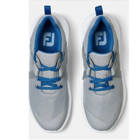 FootJoy Flex XP Gray White Golf Shoes Size 6 Wide New - Picture 3 of 10